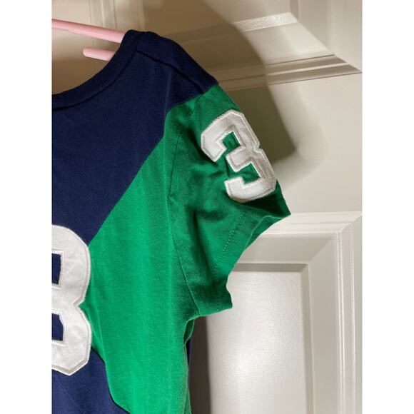 Ralph Lauren Girl's Cotton Elastic Waist Green Blue Swim Beach Pool Tunic - Picture 4 of 7